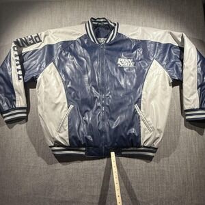 Penn State Nittany Lions Jacket Mens‎ XXL Blue Gray College Football Full Zip